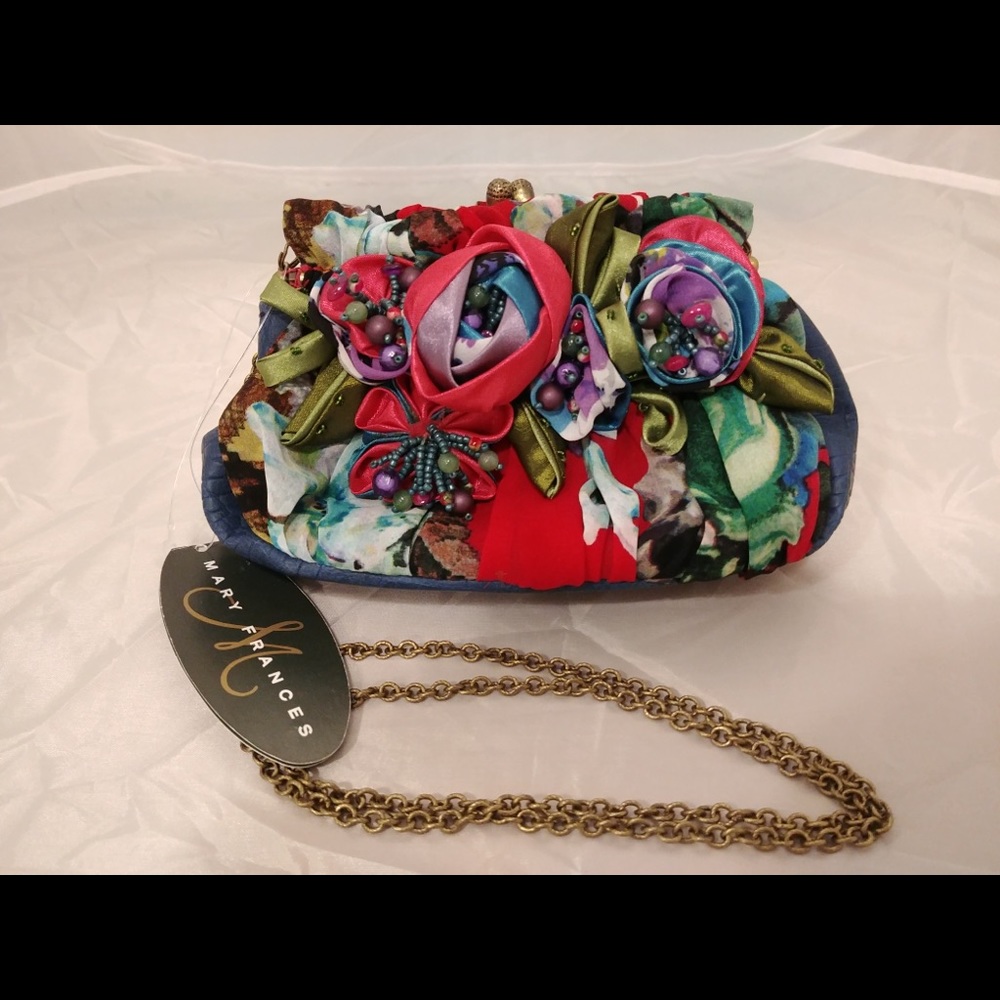 Vintage Retired Mary Frances Mini 365 “Joy” Handbag NWT Crossbody Craftsmanship